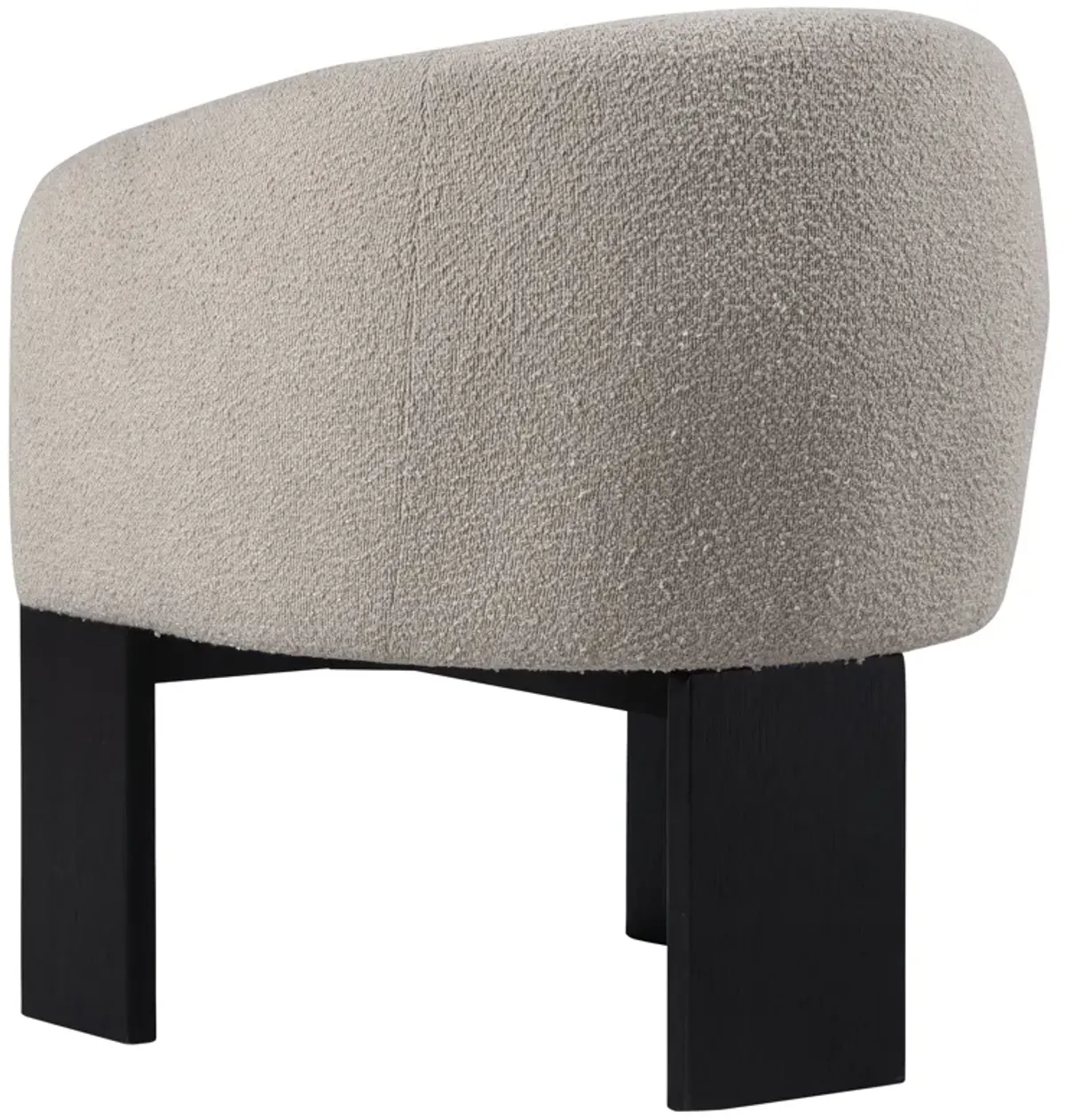 Valdez - Boucle Upholstered Barrel Back Accent Chair