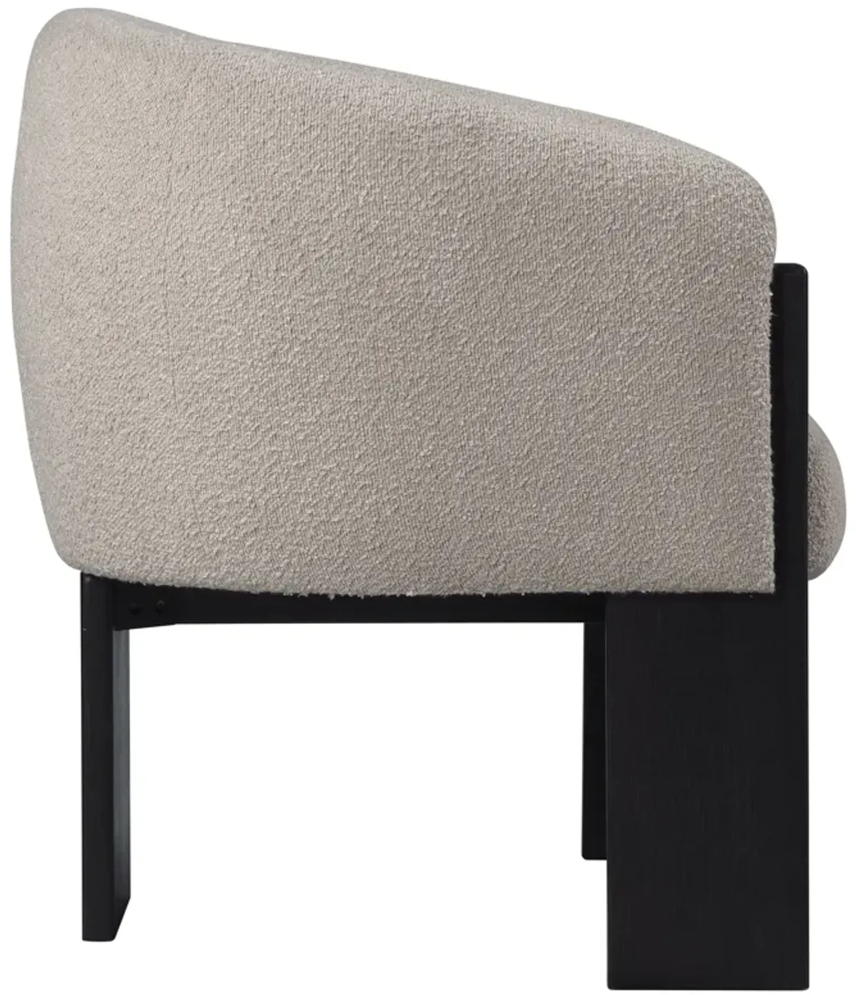 Valdez - Boucle Upholstered Barrel Back Accent Chair