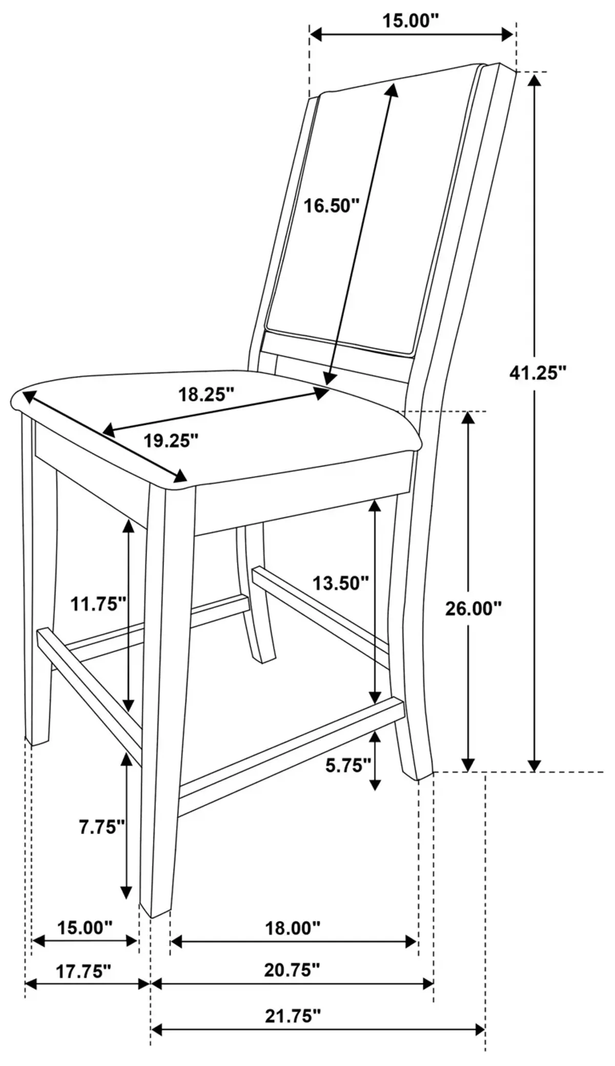 Patterson - Counter Height Dining Set