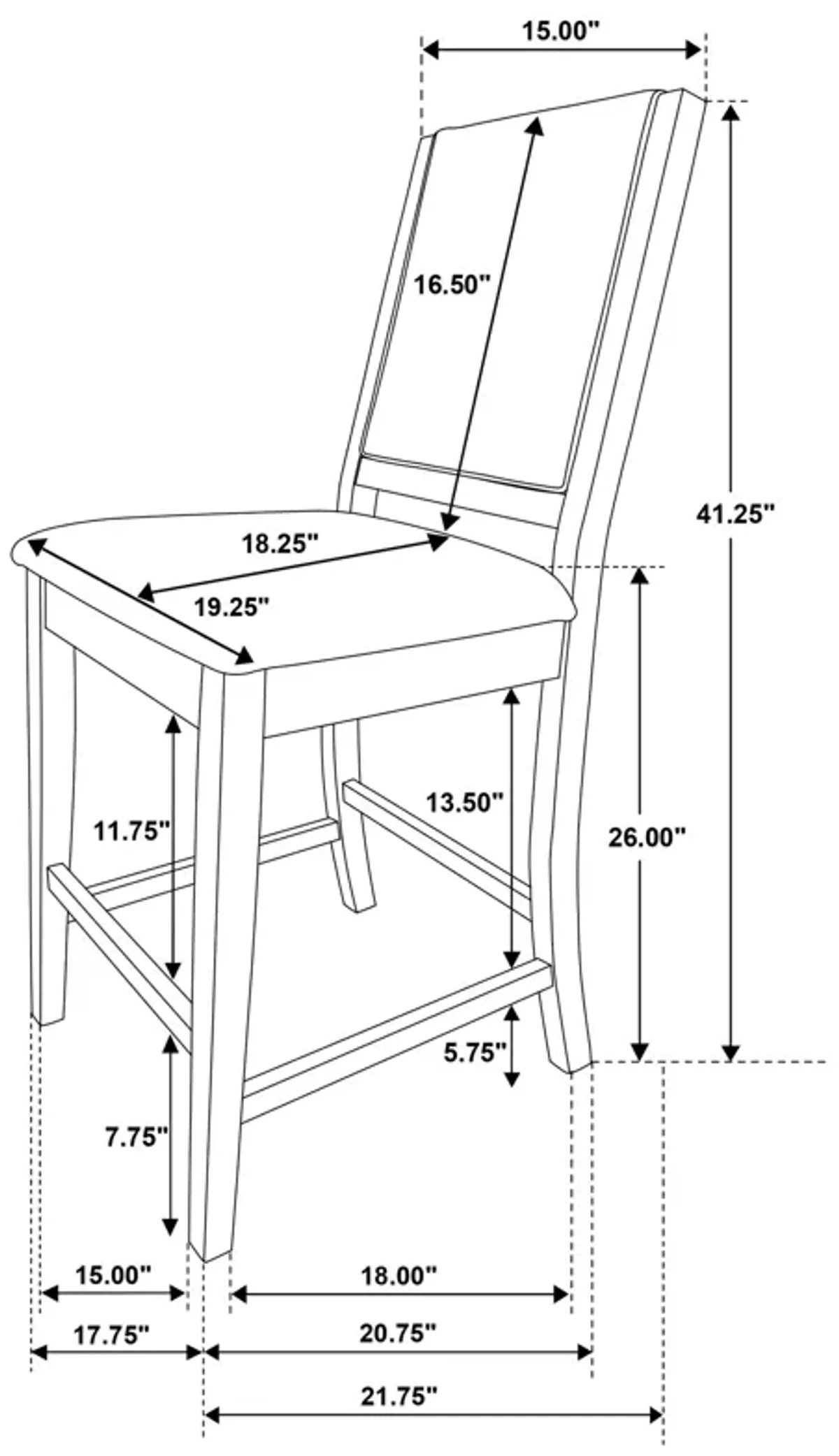 Patterson - Counter Height Dining Set