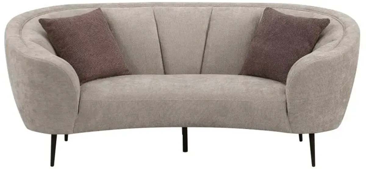 Ellorie - Upholstered Curved Sofa Set