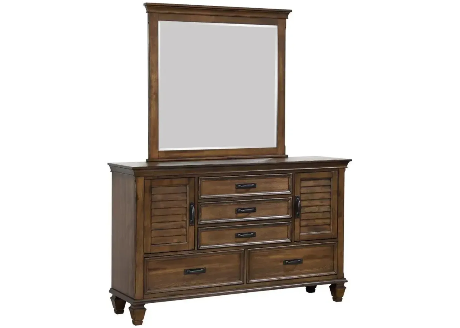 Franco - 5-Drawer Dresser With Mirror