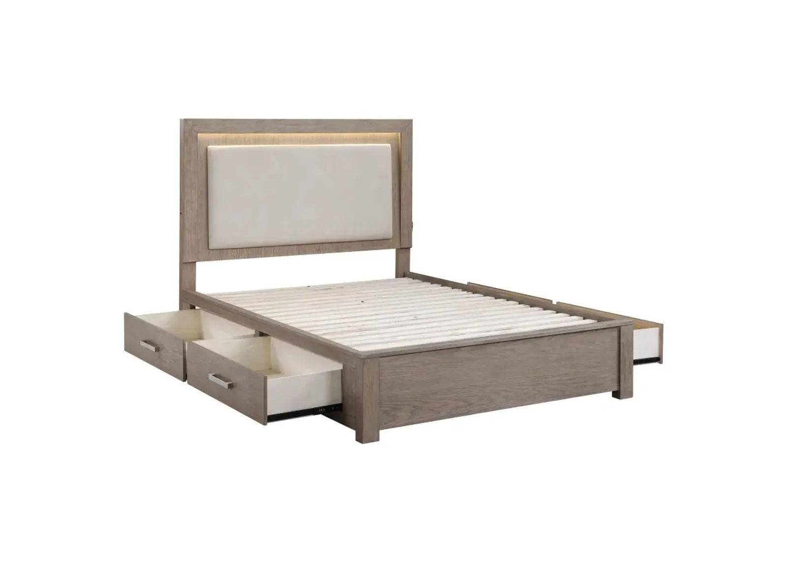 Kenora - LED Storage Bed