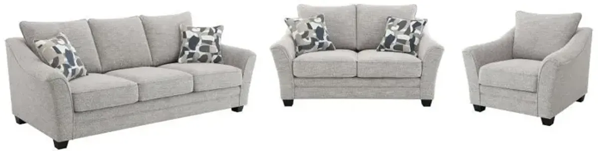 Tomkins - Boucle Upholstered Sofa Set