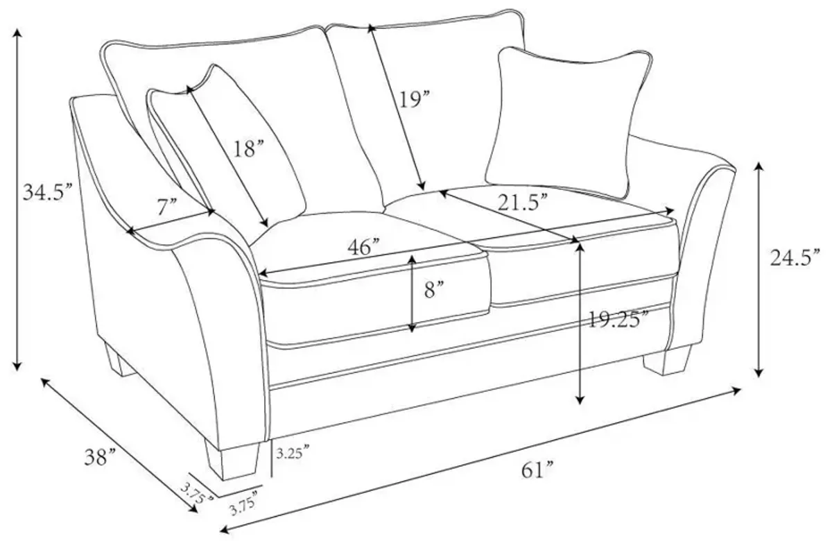 Tomkins - Boucle Upholstered Sofa Set