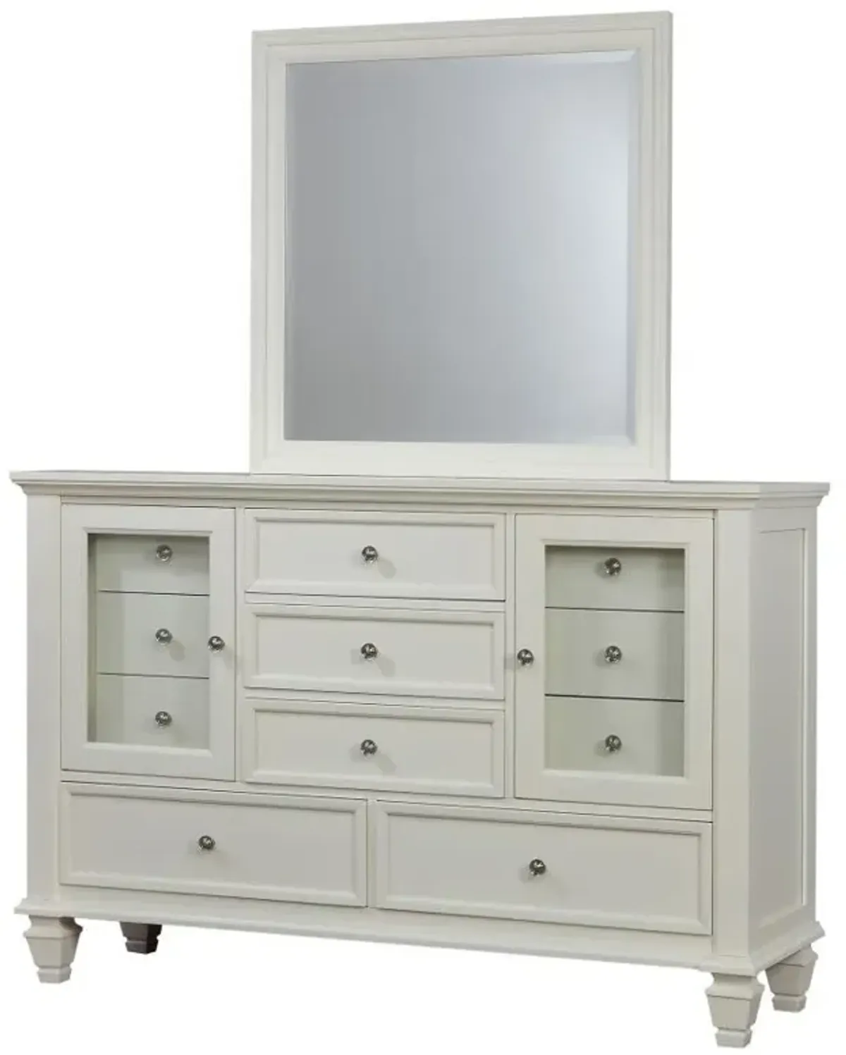 Sandy Beach - 11-drawer Dresser With Mirror