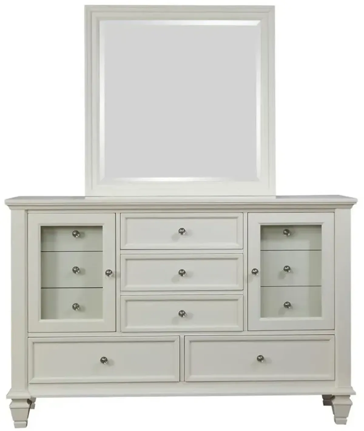 Sandy Beach - 11-drawer Dresser With Mirror