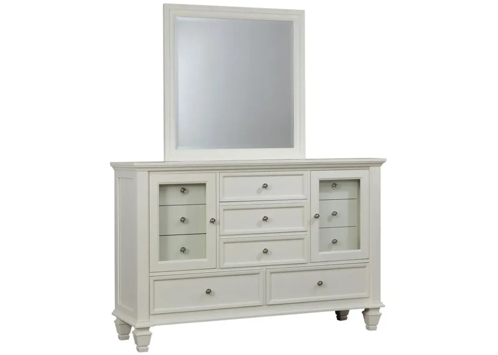 Sandy Beach - 11-drawer Dresser With Mirror