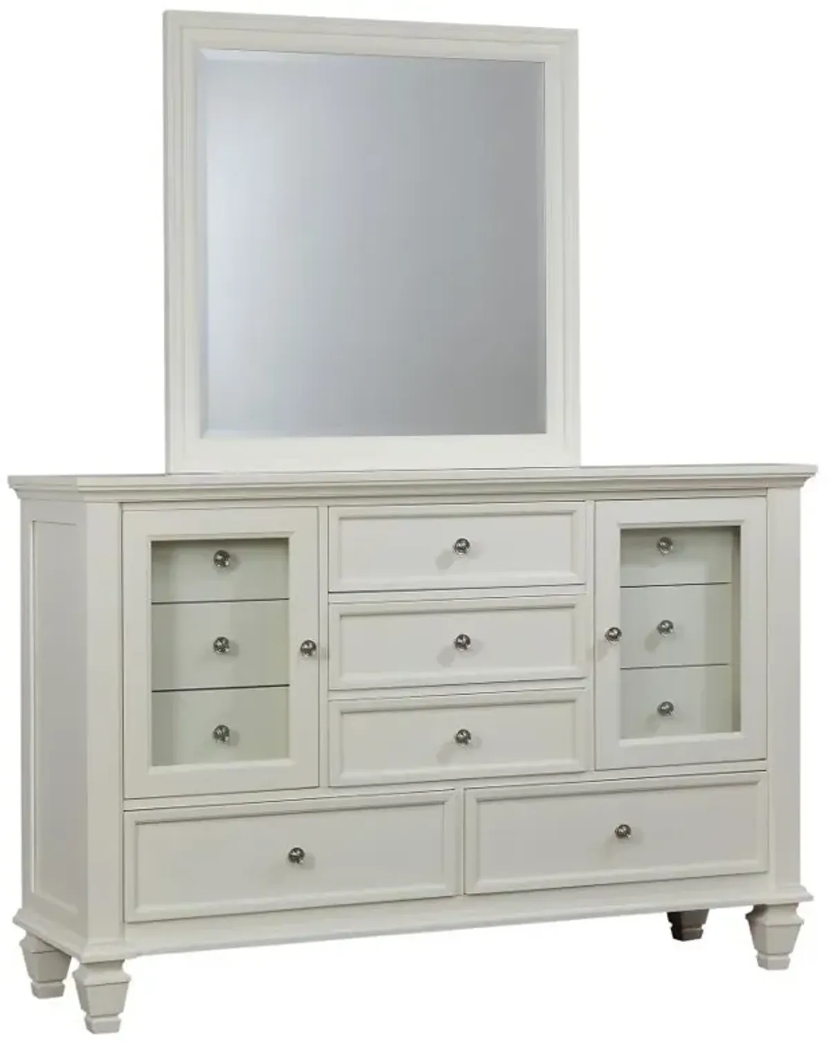 Sandy Beach - 11-drawer Dresser With Mirror