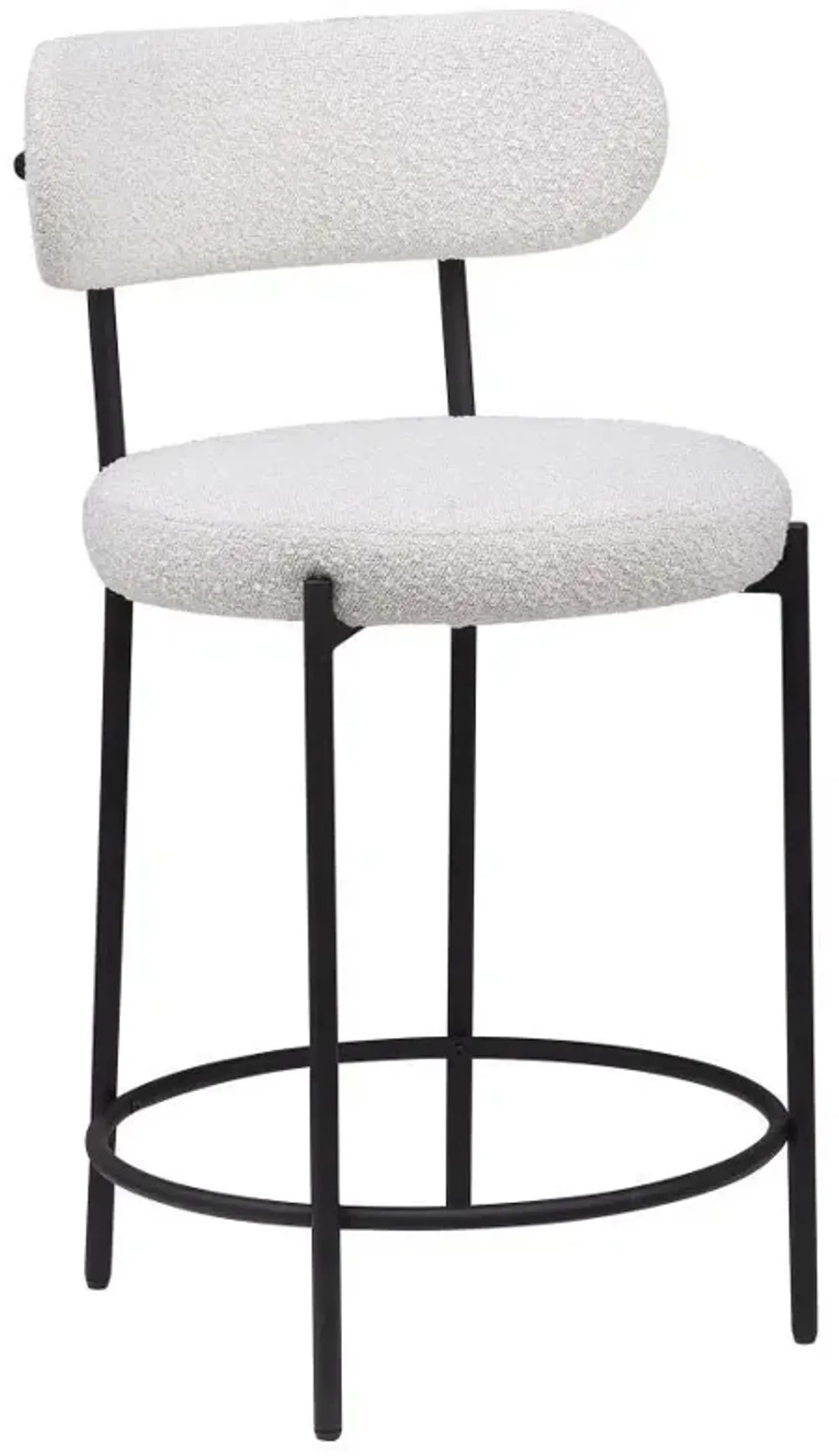 Viola - Boucle Upholstered Bar Stool (Set of 2)