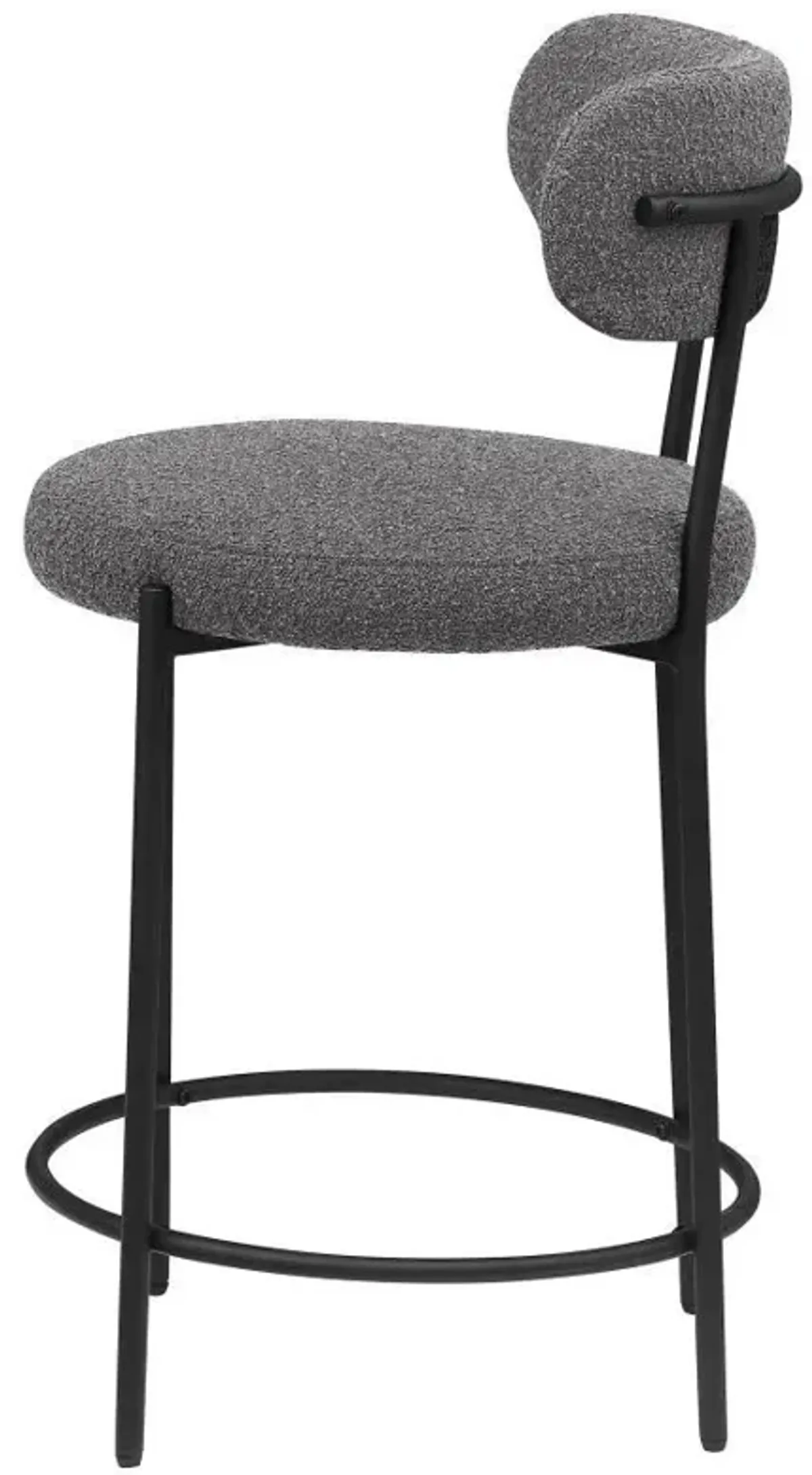 Viola - Boucle Upholstered Bar Stool (Set of 2)