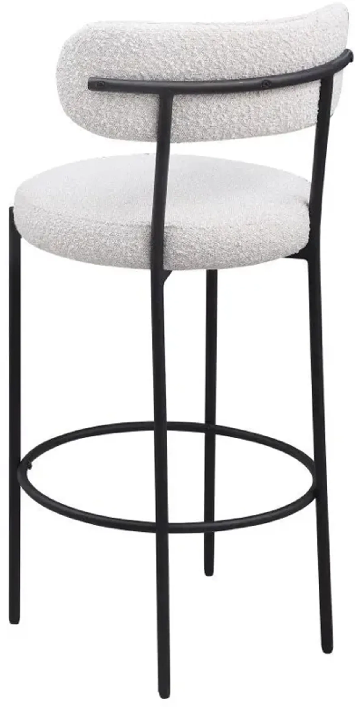 Viola - Boucle Upholstered Bar Stool (Set of 2)