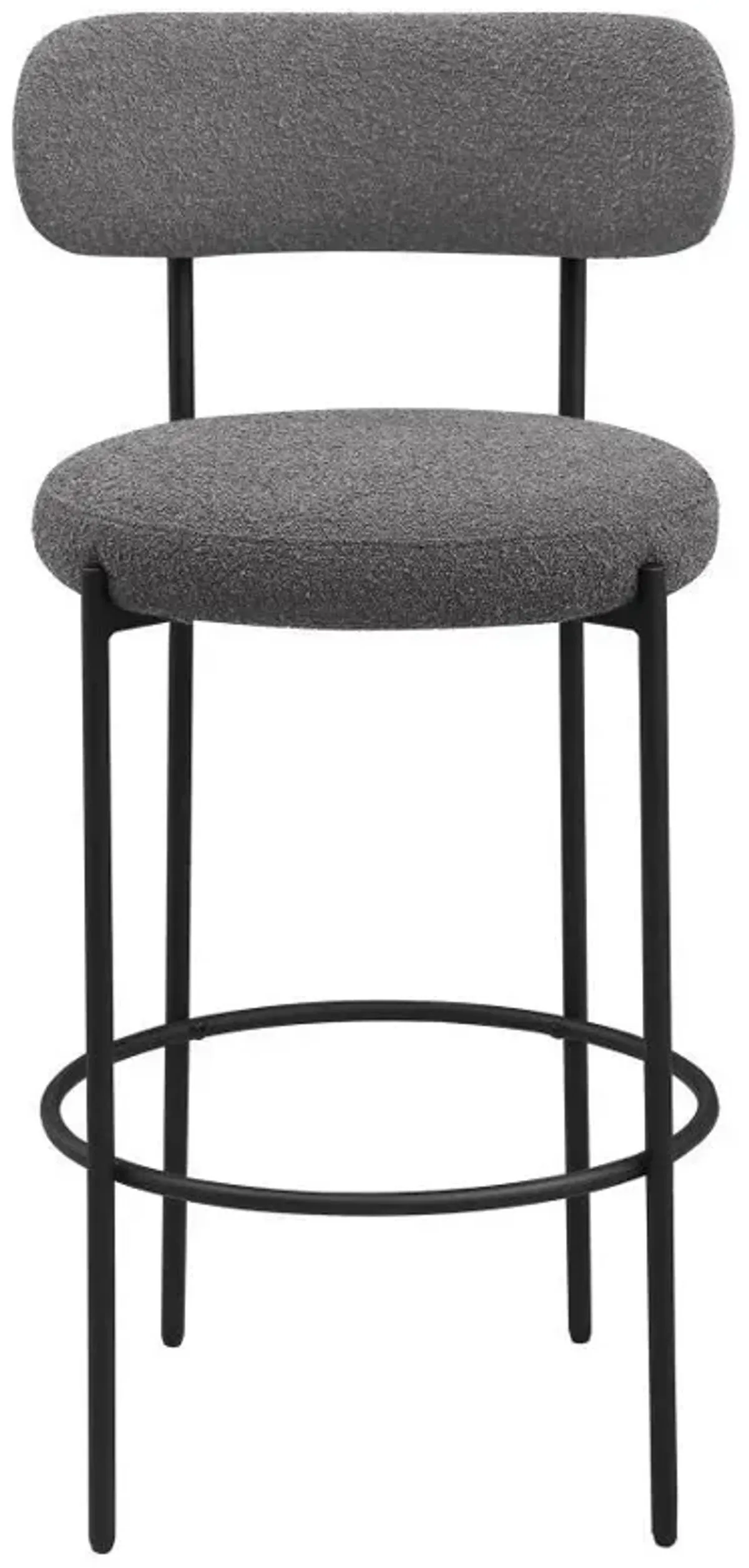 Viola - Boucle Upholstered Bar Stool (Set of 2)