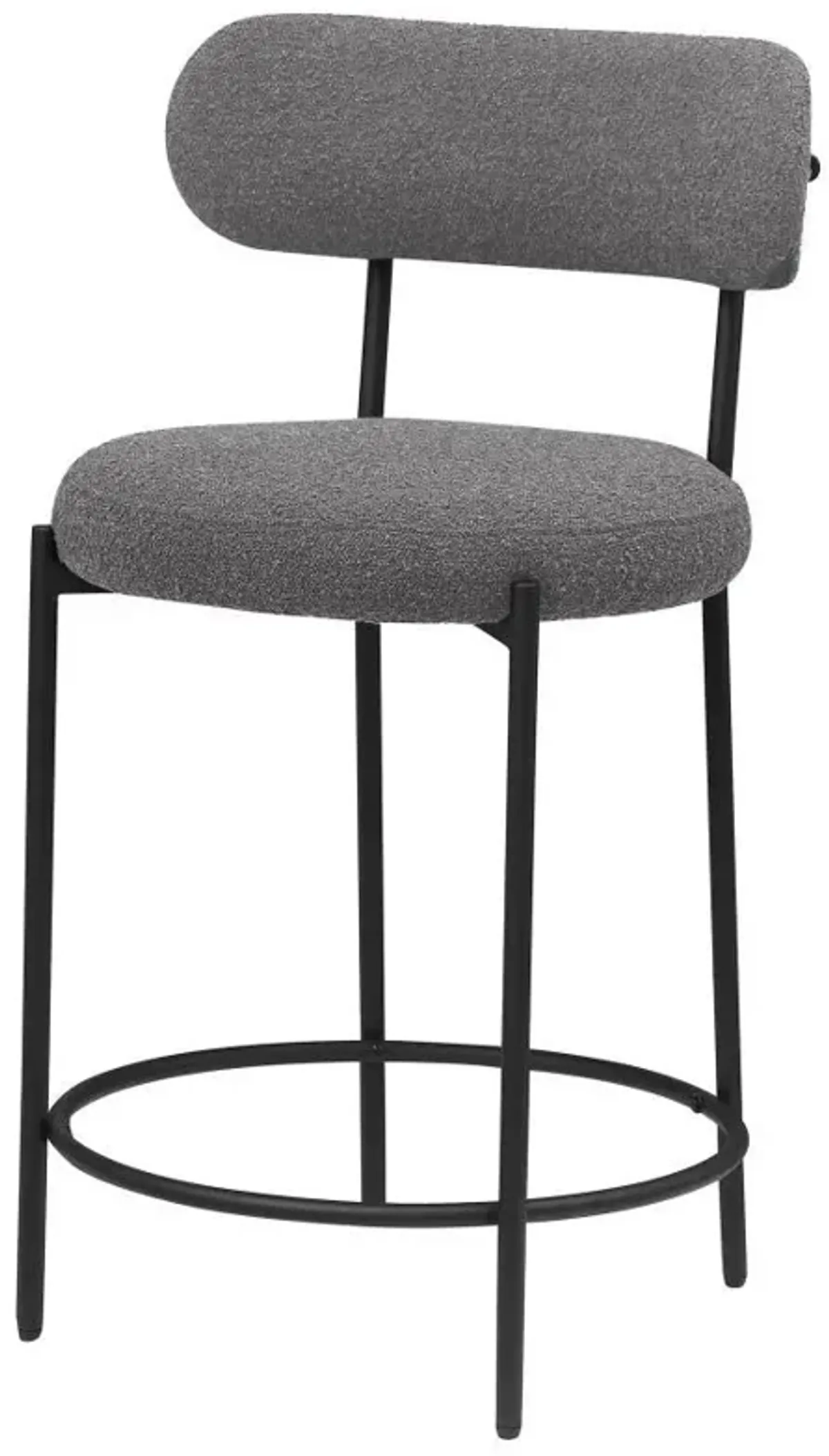 Viola - Boucle Upholstered Bar Stool (Set of 2)