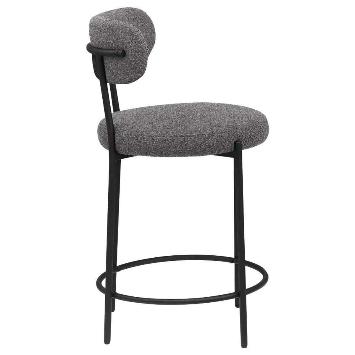 Viola - Boucle Upholstered Bar Stool (Set of 2)