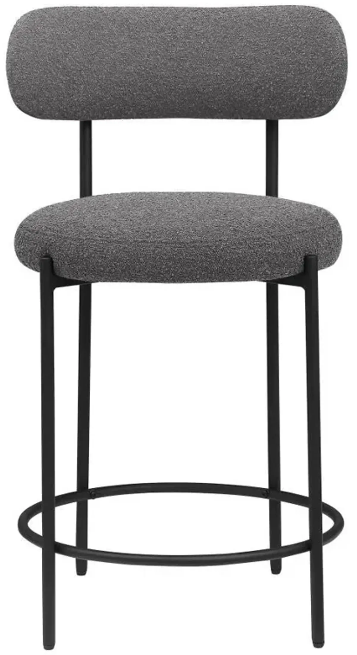 Viola - Boucle Upholstered Bar Stool (Set of 2)