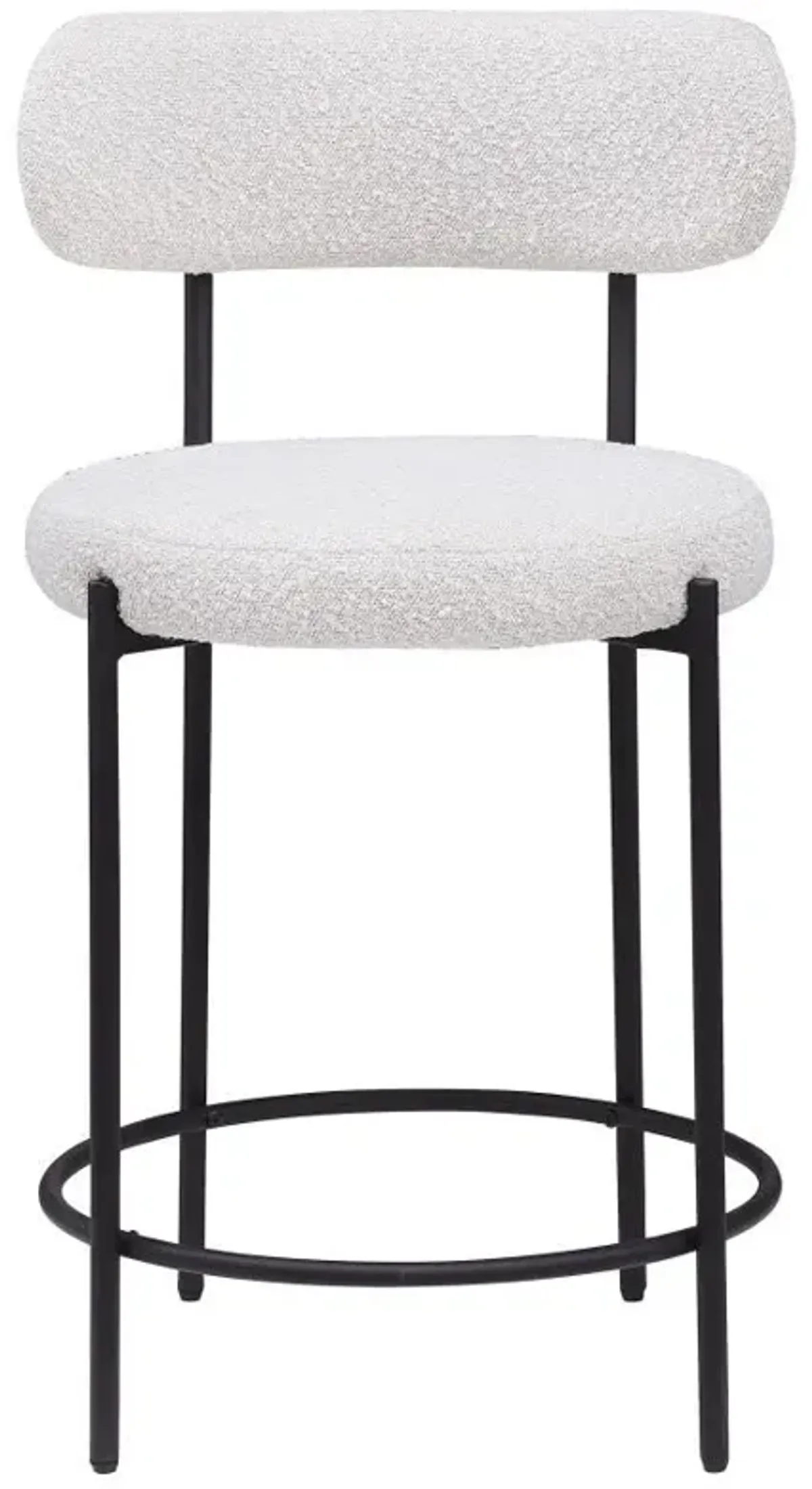 Viola - Boucle Upholstered Bar Stool (Set of 2)