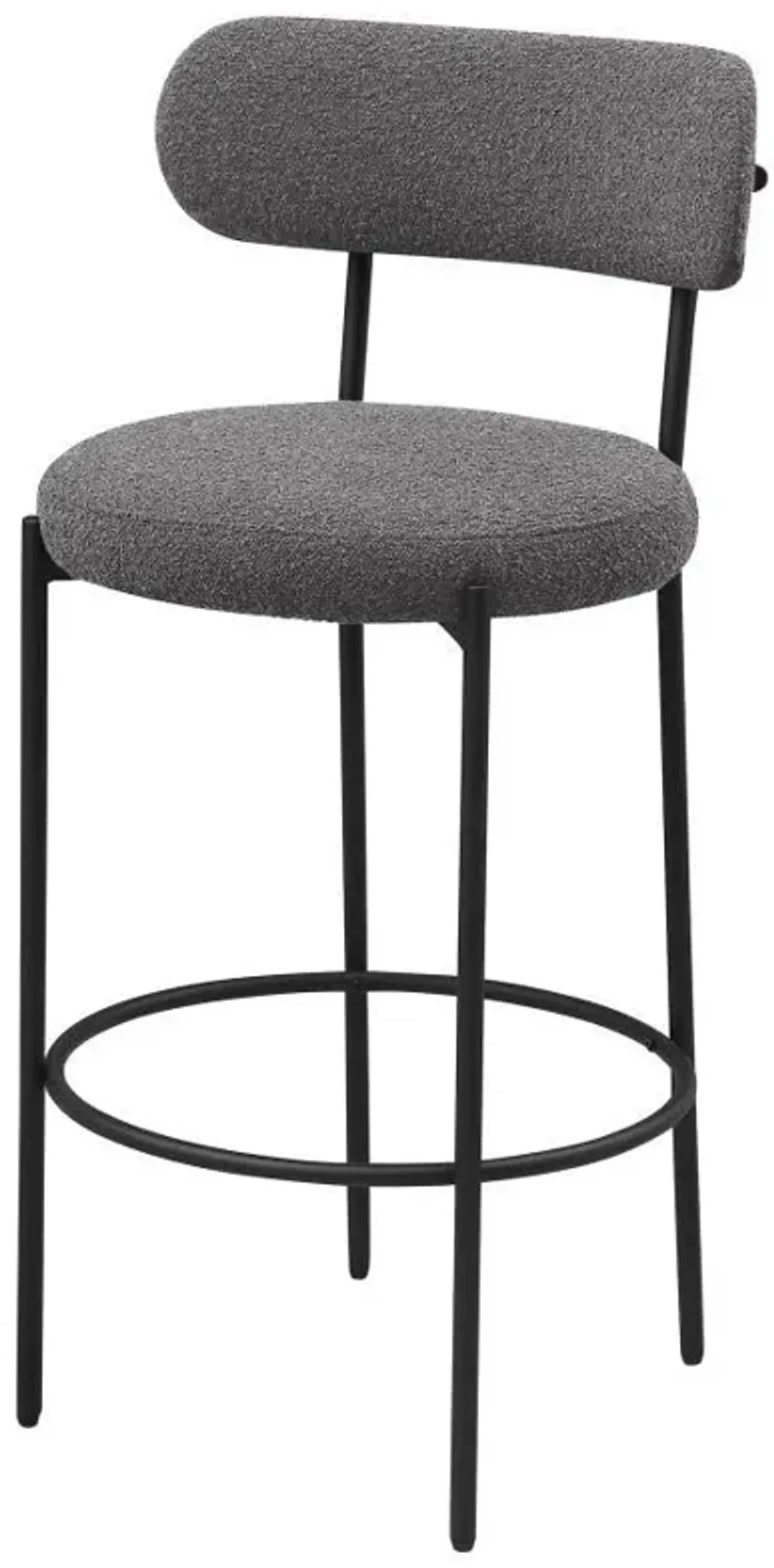 Viola - Boucle Upholstered Bar Stool (Set of 2)