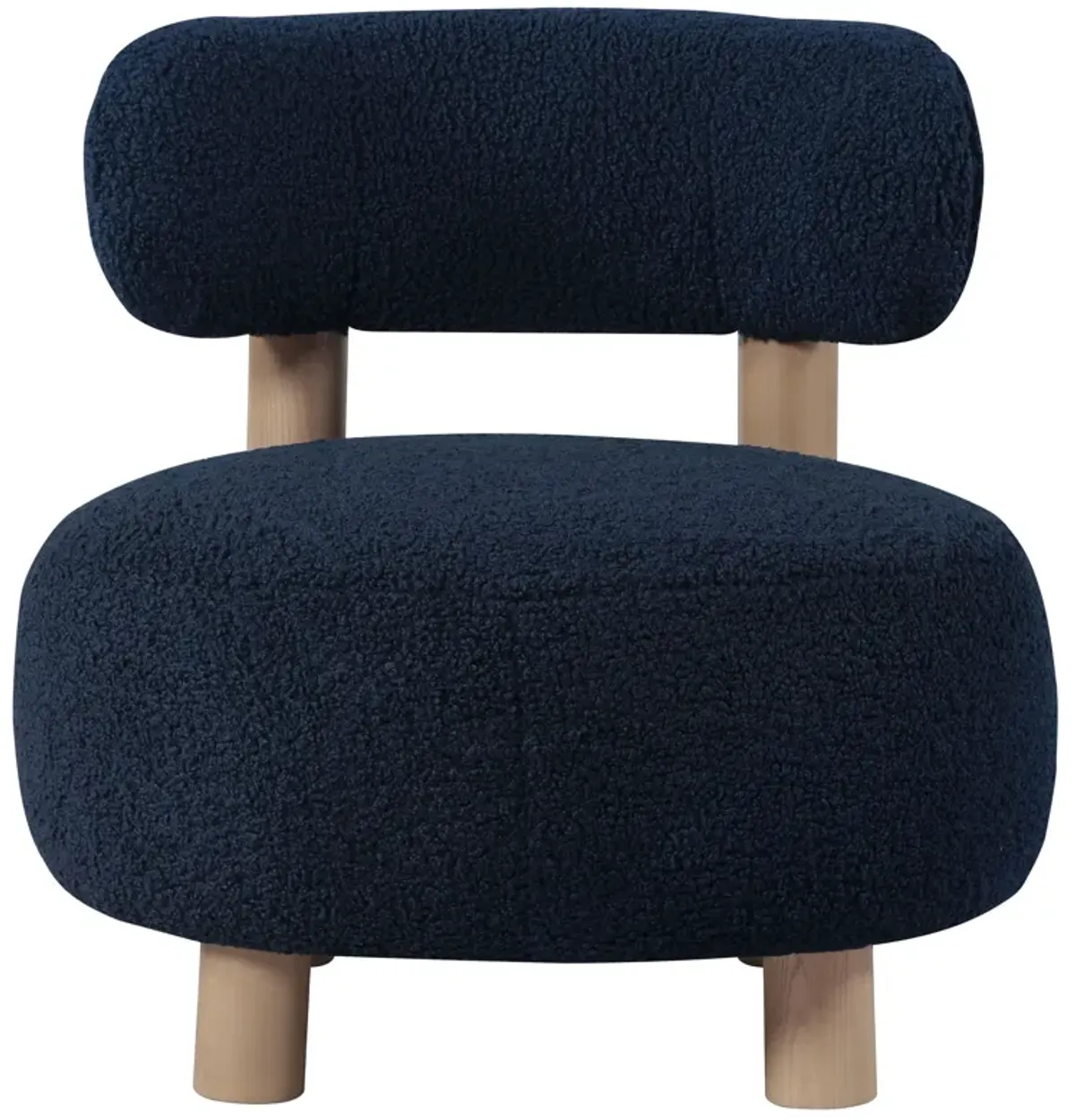 Zonie - Boucle Upholstered Barrel Back Accent Chair