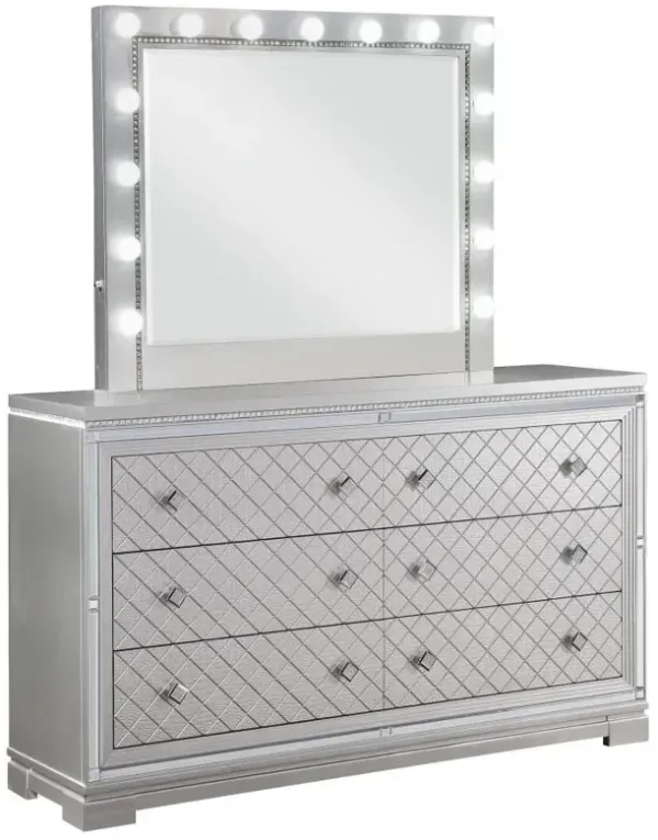 Eleanor - Rectangular 6-drawer Dresser With Mirror