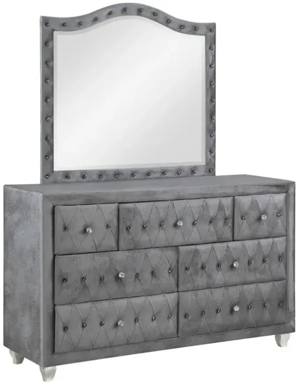 Deanna - 7-Drawer Rectangular Dresser With Mirror