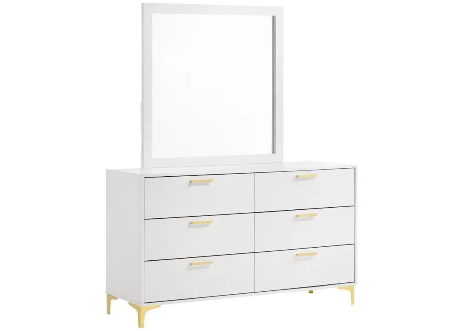 Kendall - 6-Drawer Dresser With Mirror