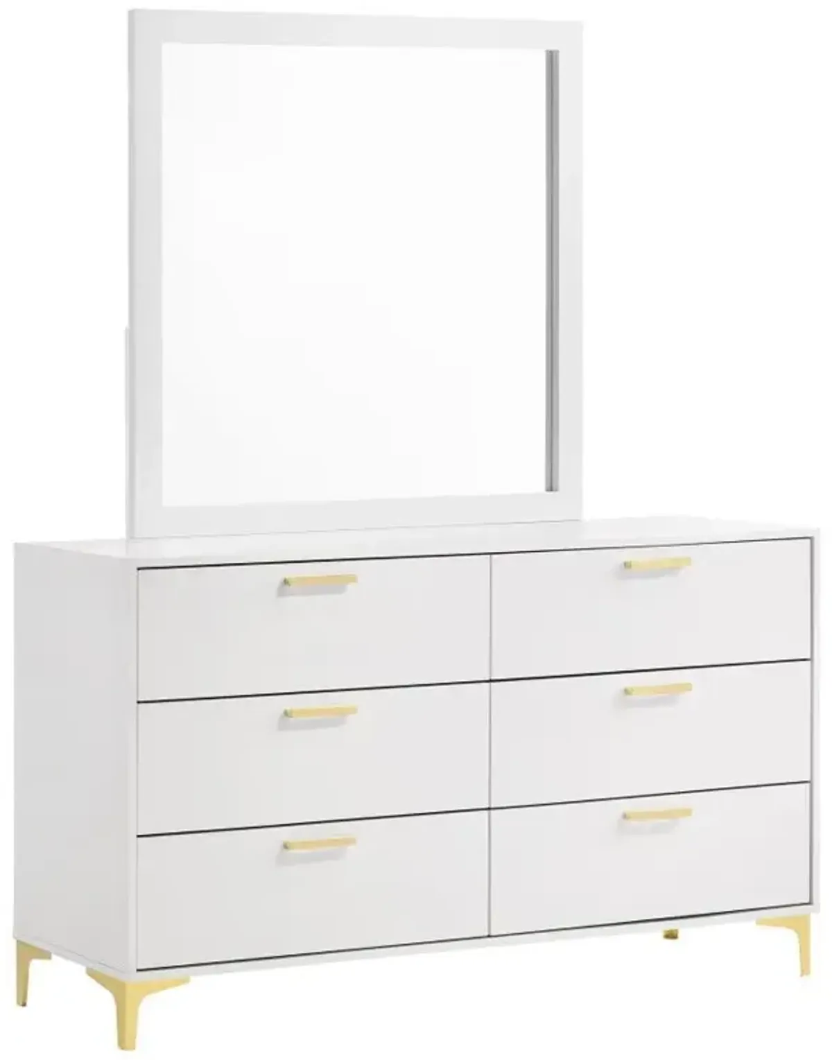 Kendall - 6-Drawer Dresser With Mirror