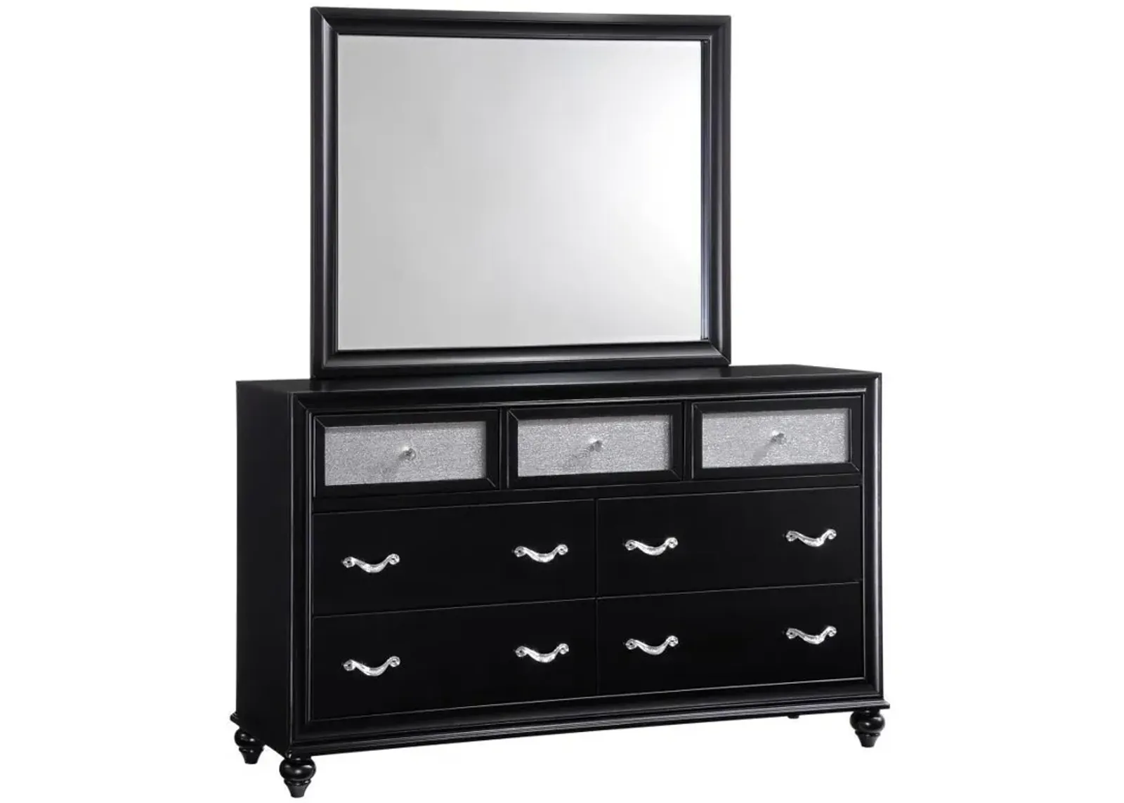 Barzini - 7-drawer Dresser With Mirror