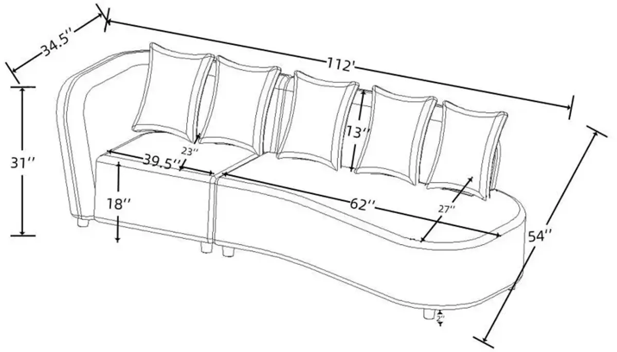 Fayette - Upholstered Sectional Sofa