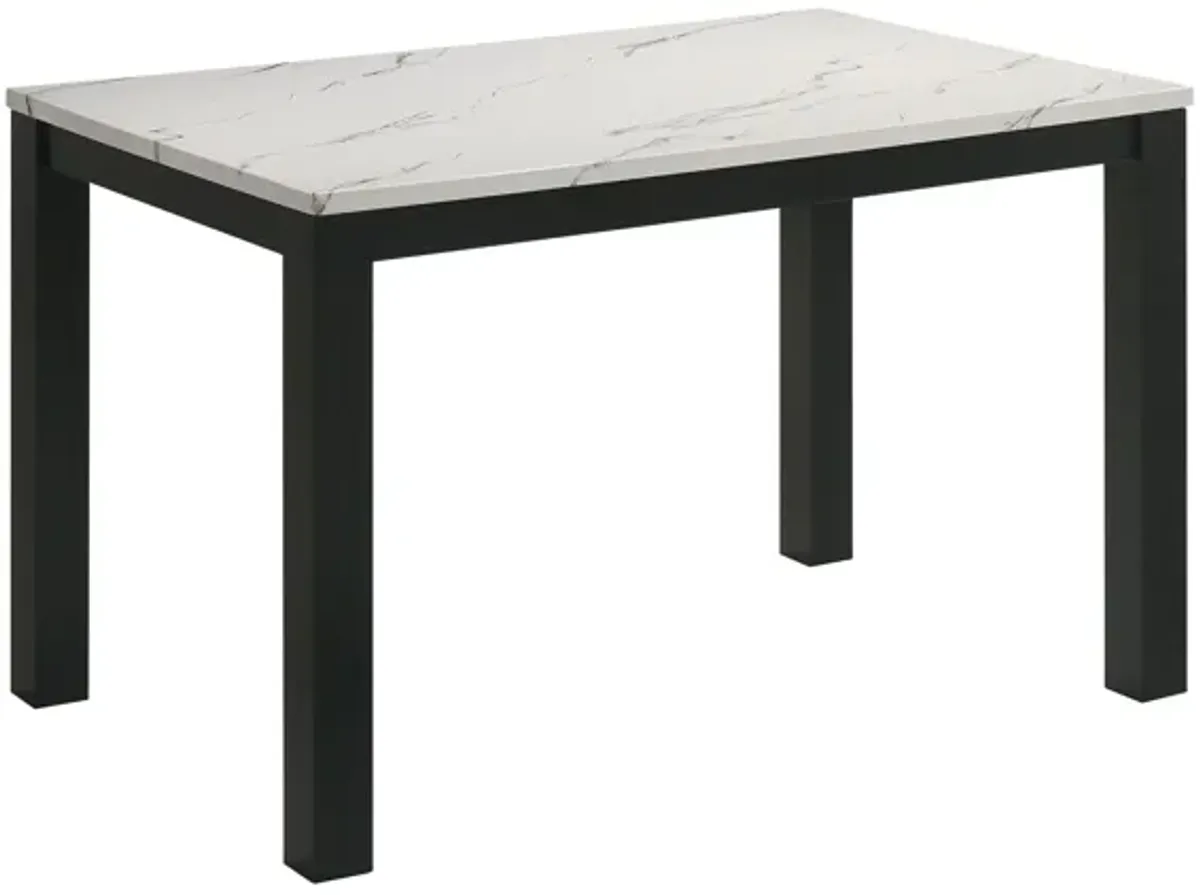 Resia - Dining Table - White / Black