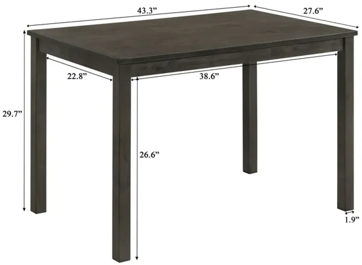 Melshire - Dining Table - Dark Brown