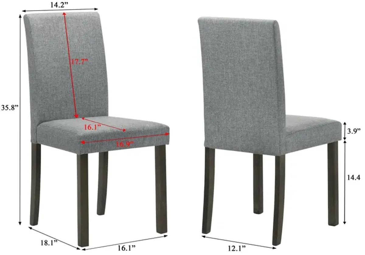 Melshire - Side Chair (Set of 2) - Gray