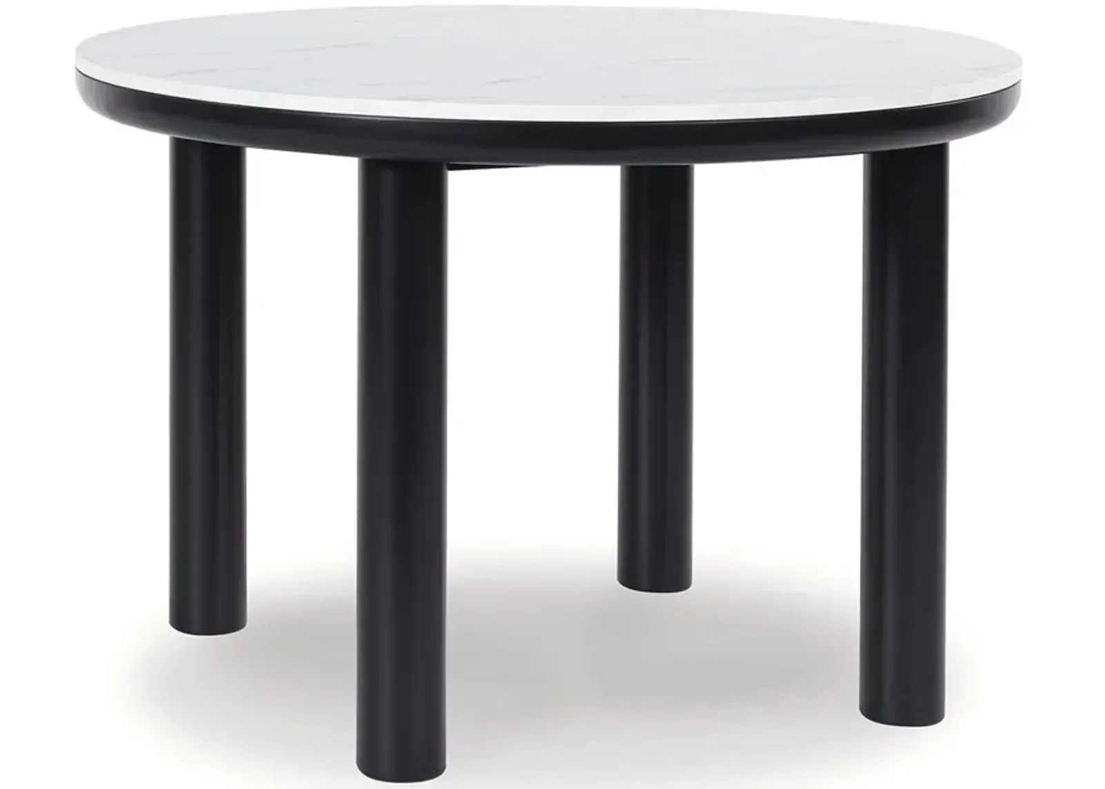 Xandrum - Black - Round Dining Room Table