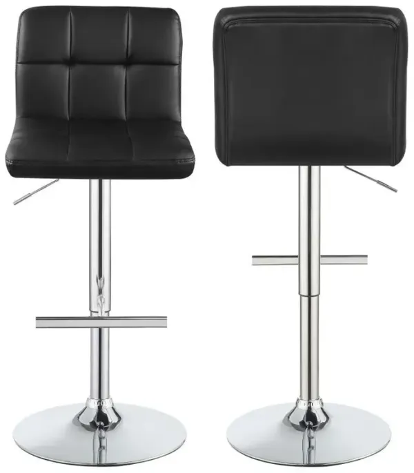 Lenny - Upholstered Adjustable Bar Stool (Set of 2)