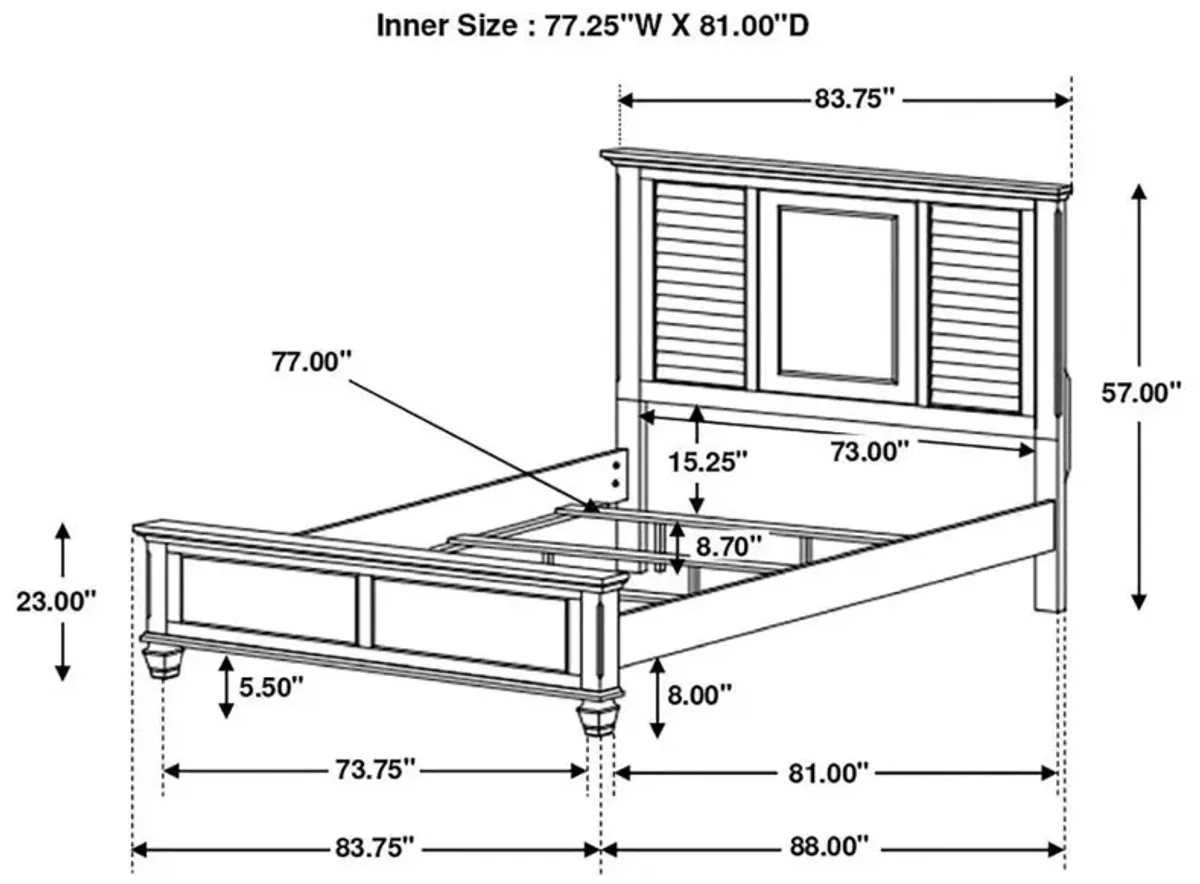 Franco - Wood Panel Bed