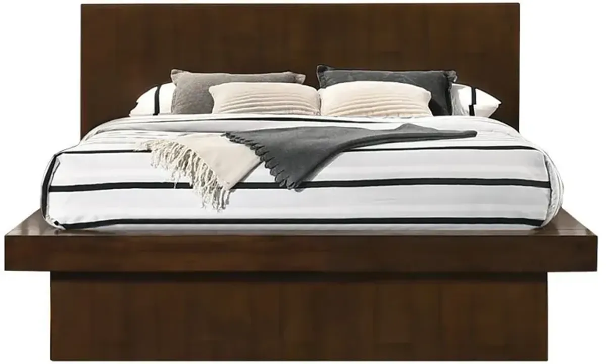 Jessica - Wood LED Panel Bed