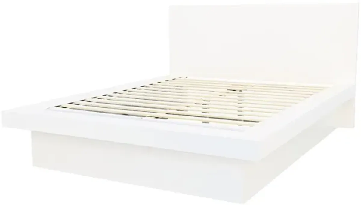 Jessica - Wood LED Panel Bed