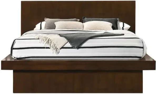 Jessica - Wood LED Panel Bed