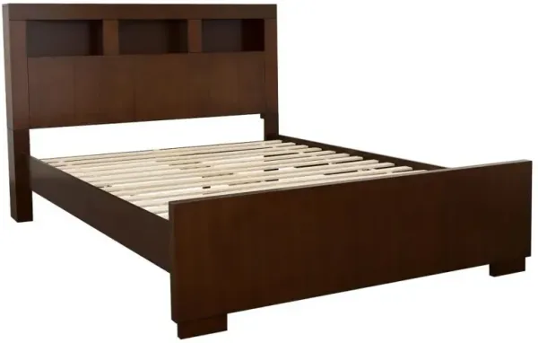 Jessica - LED Storage Bookcase Bed
