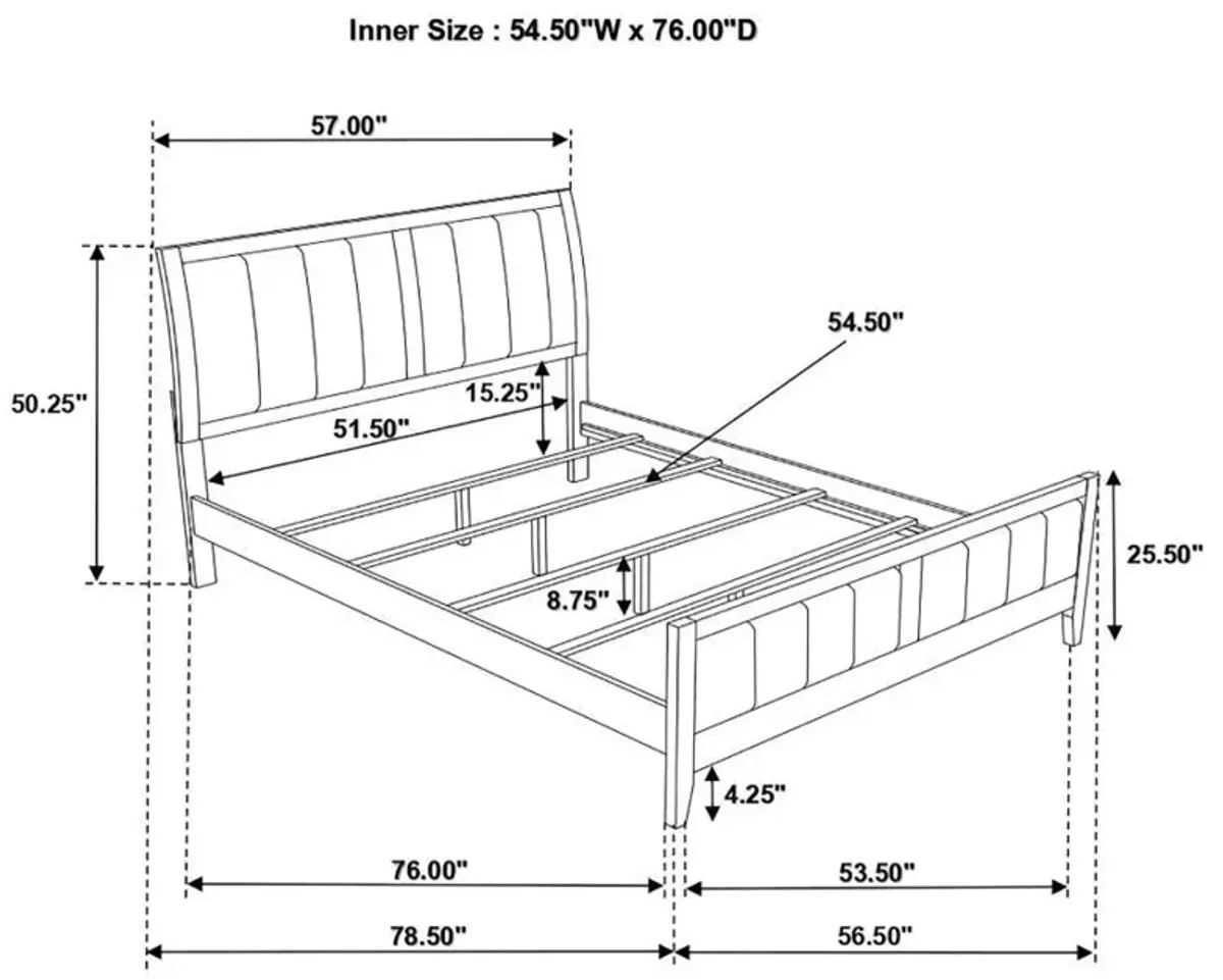 Carlton - Wood Panel Bed