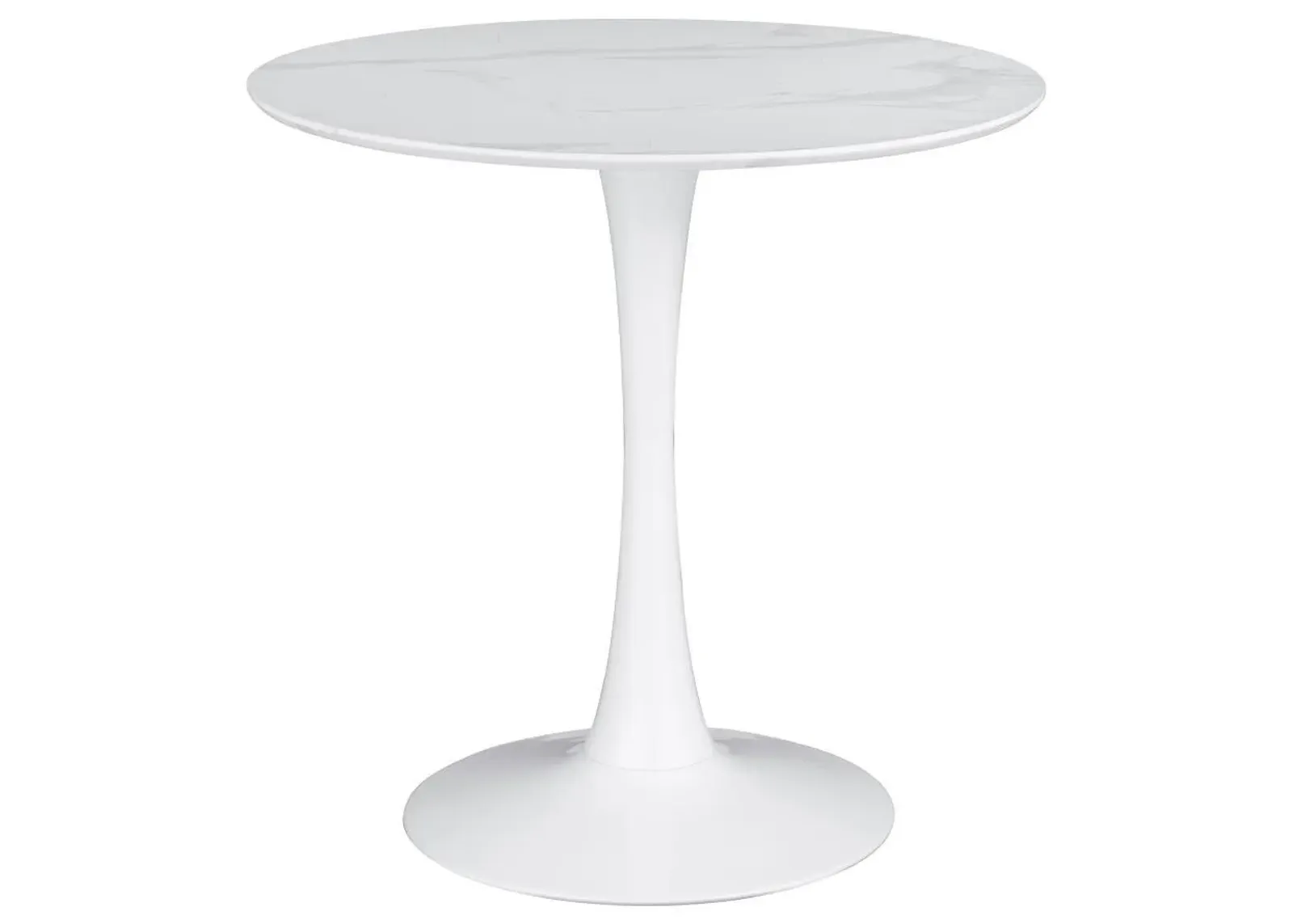 Arkell - Round Faux Marble Top Dining Table