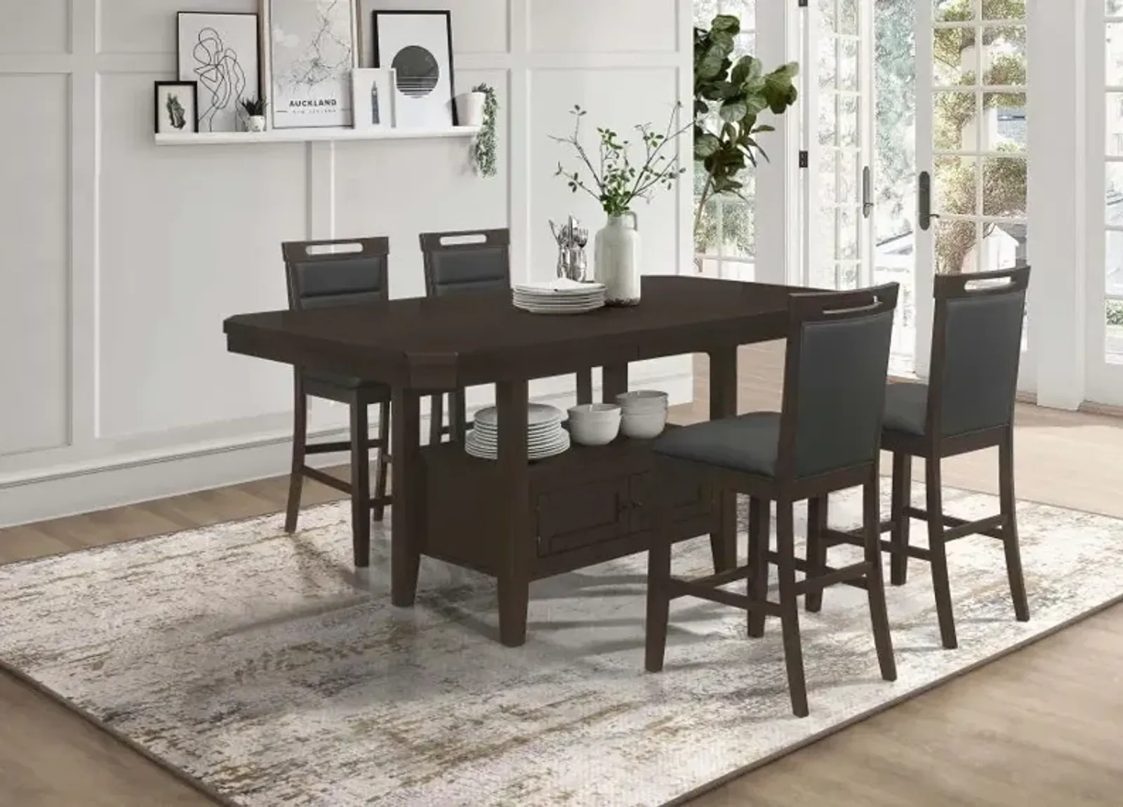 Prentiss - Butterfly Leaf Dining Table Set