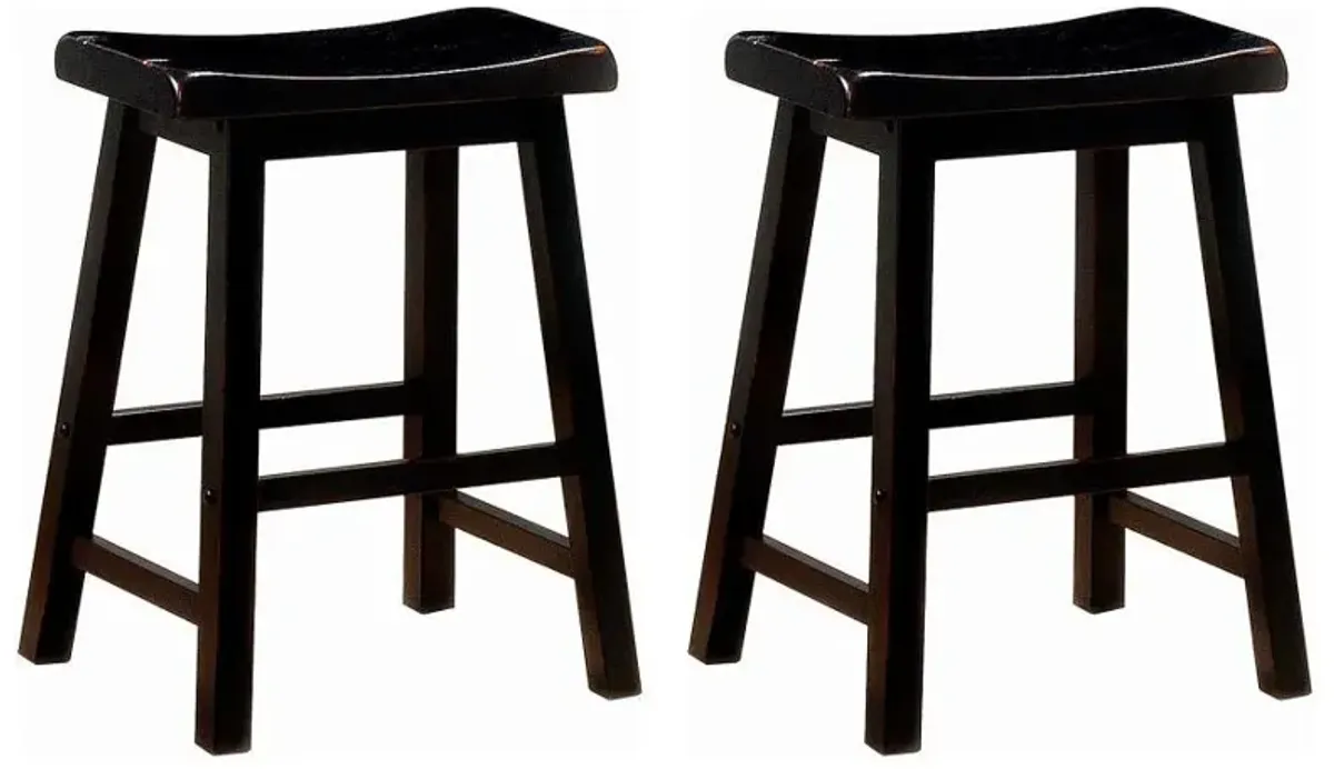 Durant - Wood Backless Counter Stool (Set of 2)