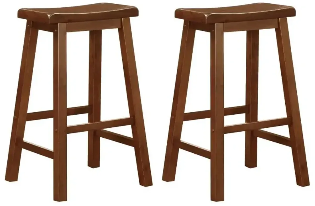 Durant - Wood Backless Bar Stool (Set of 2)