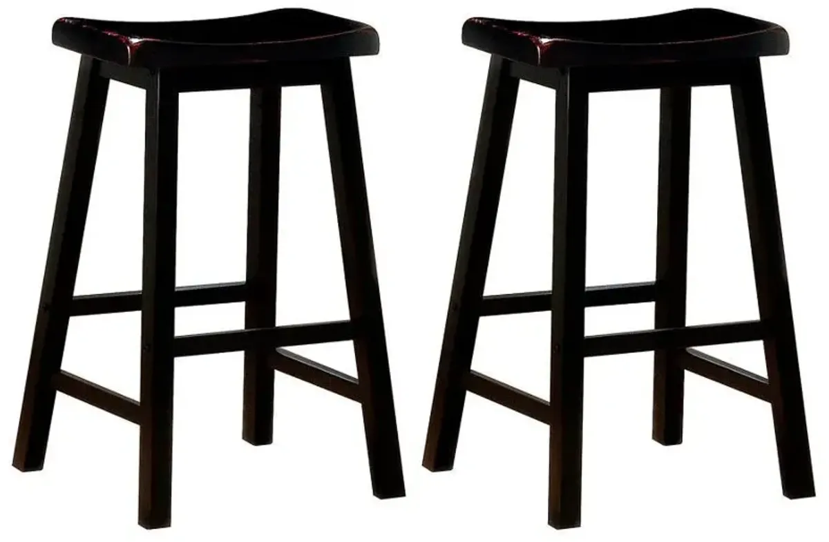 Durant - Wood Backless Bar Stool (Set of 2)