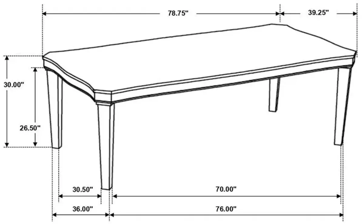 Ronnie - Rectangular Dining Table Set