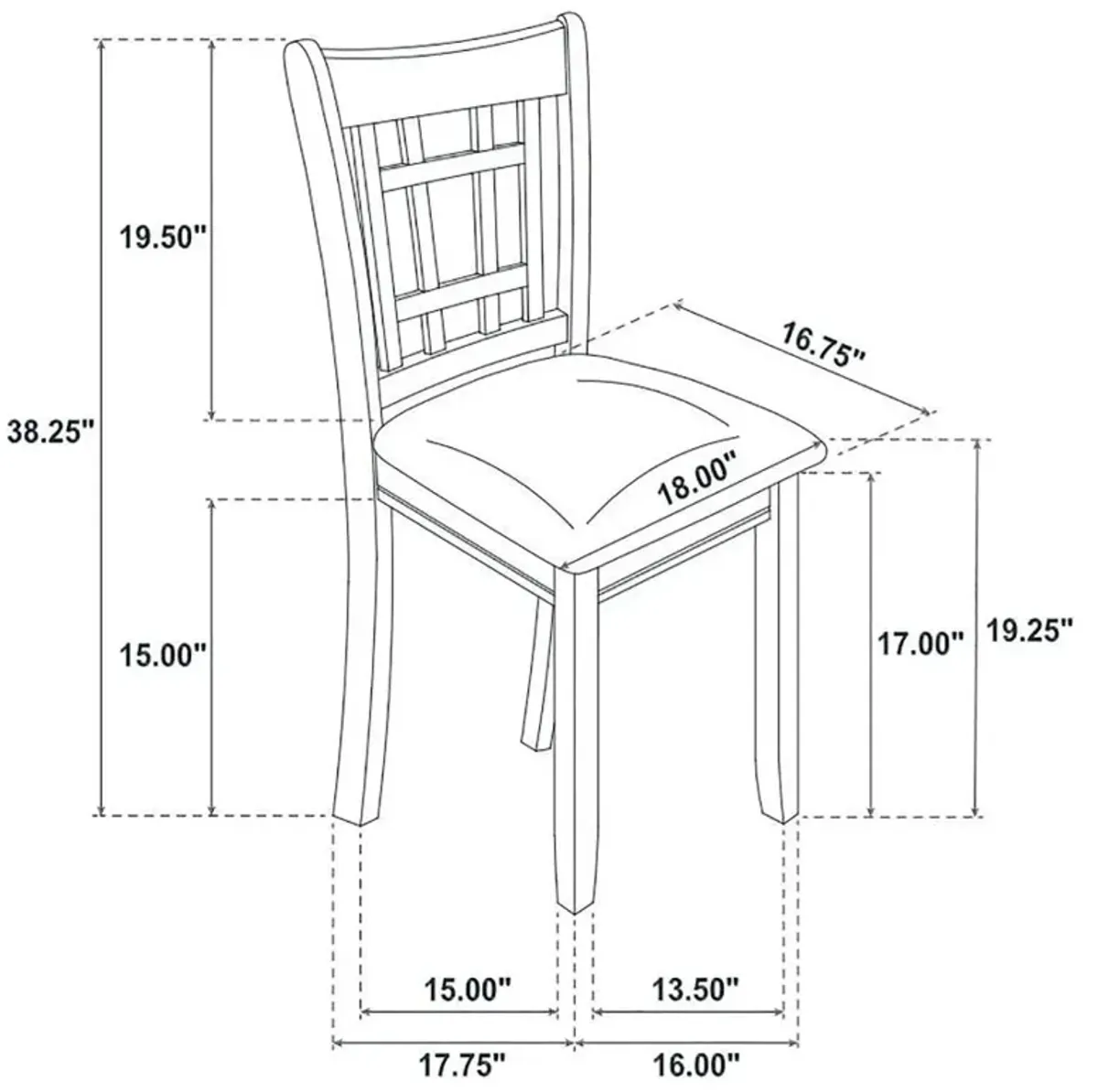 Lavon - 5-Piece Oval Extension Leaf Dining Set