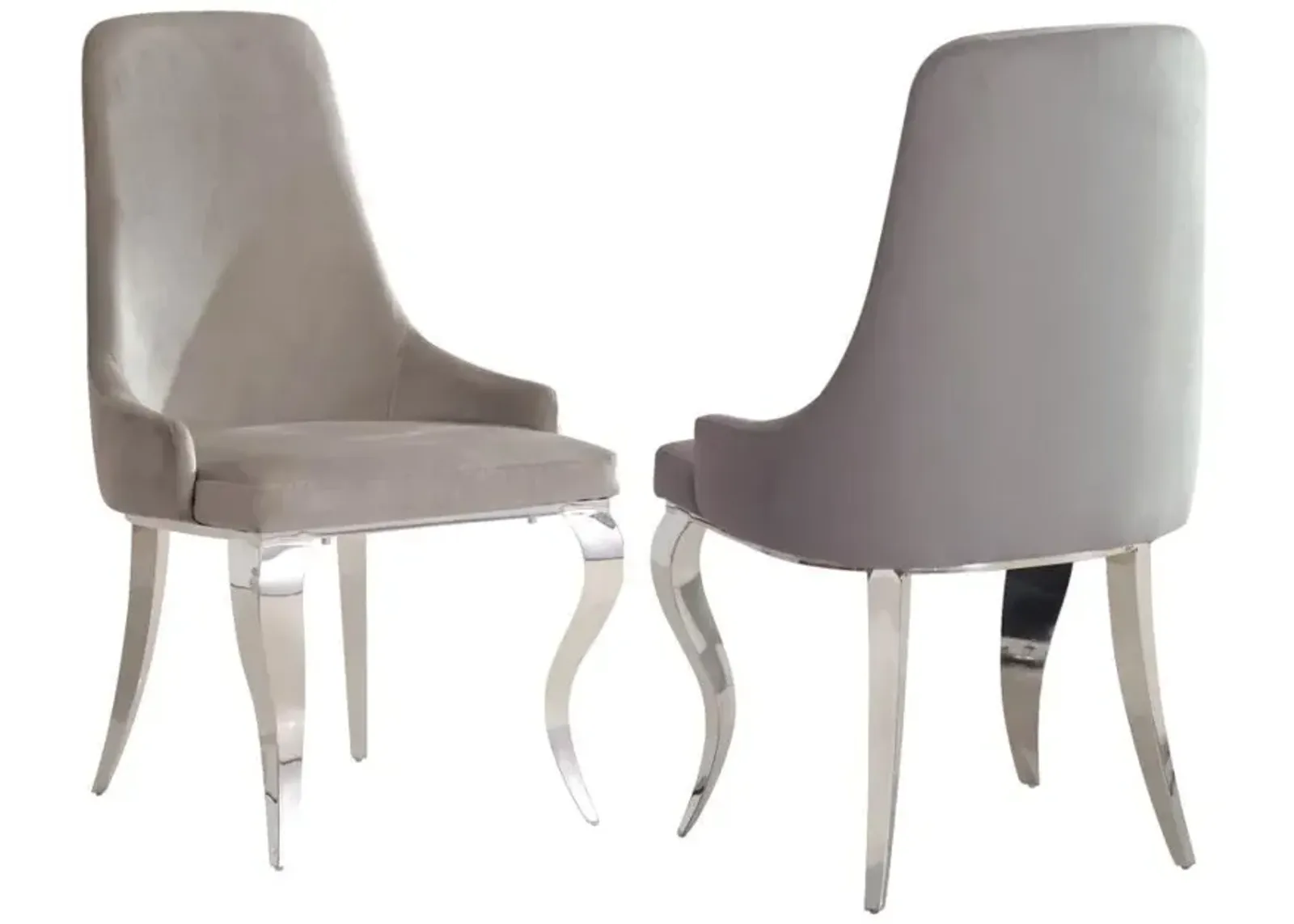 Antoine - Velvet Upholstered Dining Side Chair (Set of 2)