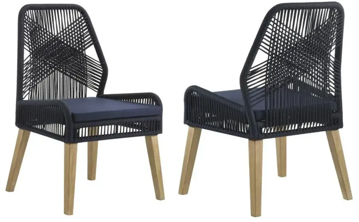 Nakia - Woven Rope Dining Side Chairs (Set of 2)