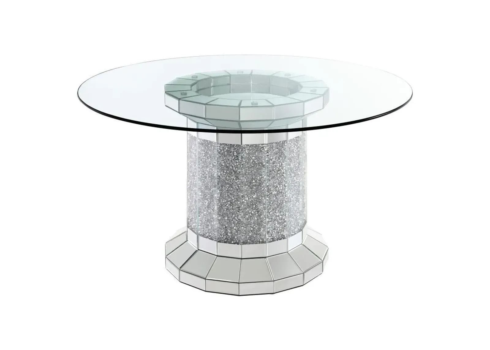 Ellie - Glass Top Dining Table